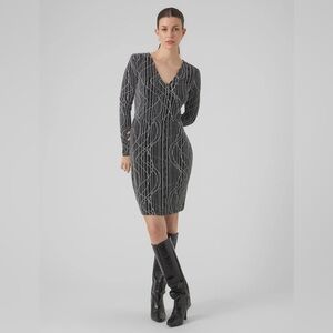 Vero Moda VMKANZ SIBE LS SHORT DRESS JRS